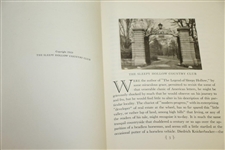 1919 The Sleepy Hollow Country Club History Book Privately Printed for Members