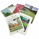 Various PGA Championship Programs from 1977-2002