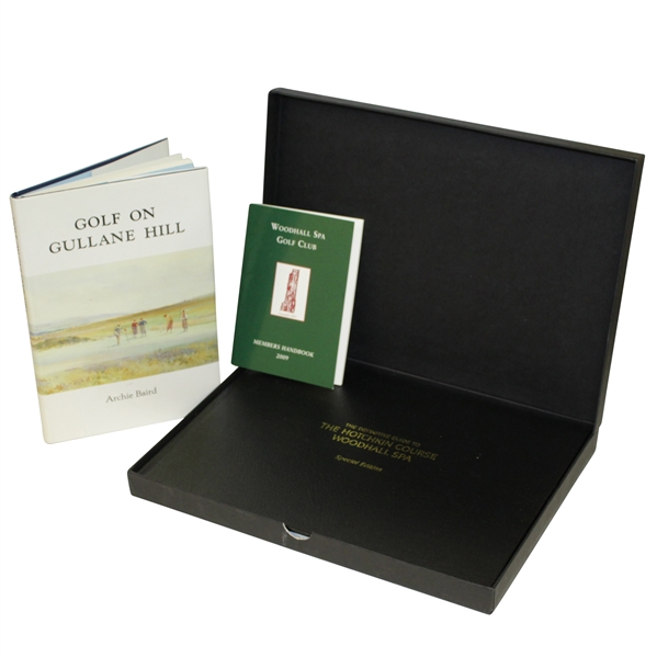 Golf on Gullane Hill LE by Author Baird & The Hotchkin Course Woodhall Spa Books Sp Ed