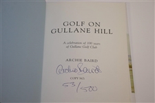 Golf on Gullane Hill LE by Author Baird & The Hotchkin Course Woodhall Spa Books Sp Ed