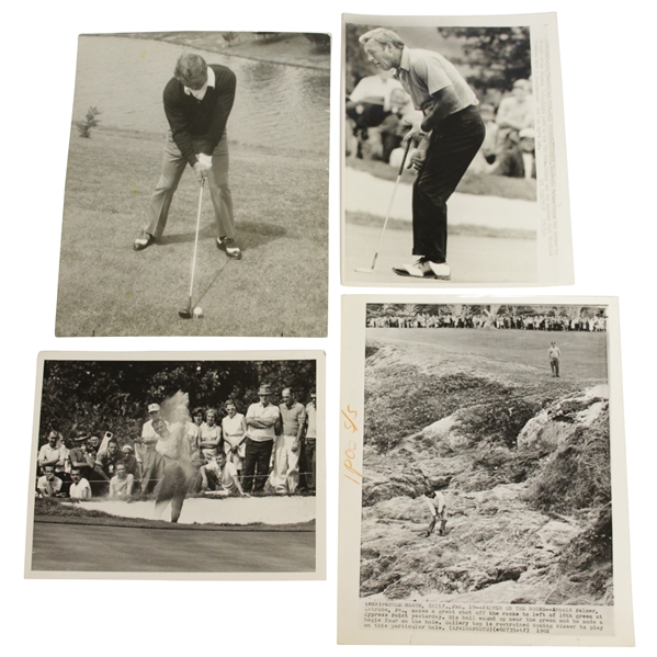 Assorted Original Wire Photos from Arnold Palmer's Career