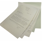 Correspondence Between Royal & Ancient & Augusta National in 1971 Regarding Scoring Arrangements