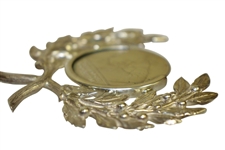 Tony Jacklin's 2008 Memorial Tournament Honoree Award Medal on Laurel Branches 