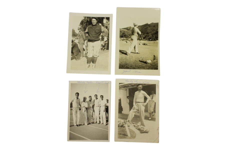 (75) Circa 1930's Gelatin Silver Golfing Photographs Incl Charlie Chaplin & Ellsworth Vines