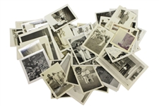 (75) Circa 1930's Gelatin Silver Golfing Photographs Incl Charlie Chaplin & Ellsworth Vines