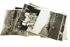 (75) Circa 1930's Gelatin Silver Golfing Photographs Incl Charlie Chaplin & Ellsworth Vines