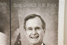 Dwight D. Eisenhower, George H.W. Bush & Gerald Ford PGA Honorary Member Canvases