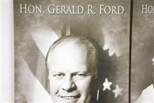 Dwight D. Eisenhower, George H.W. Bush & Gerald Ford PGA Honorary Member Canvases