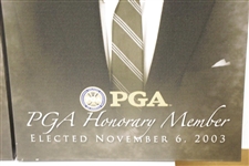 Dwight D. Eisenhower, George H.W. Bush & Gerald Ford PGA Honorary Member Canvases