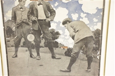 1897 Harper's Weekly National Authority on Amateur Sport Broadside by Maxfield Parrish