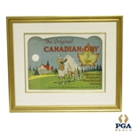 Circa 1920s The Original Canadian Dry Golf Themed Advertising Packaging Label