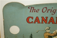 Circa 1920's 'The Original Canadian Dry' Golf Themed Advertising Packaging Label