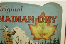Circa 1920's 'The Original Canadian Dry' Golf Themed Advertising Packaging Label