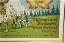 Circa 1920's 'The Original Canadian Dry' Golf Themed Advertising Packaging Label