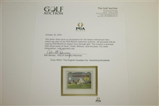 Circa 1920's 'The Original Canadian Dry' Golf Themed Advertising Packaging Label