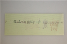 Sam J. Snead Signed Check Made Out to the PGA from 1974 JSA ALOA