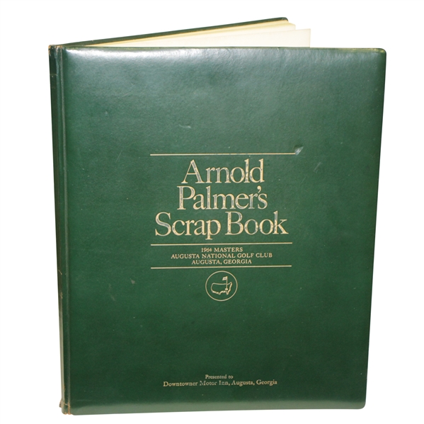 Arnold Palmers 1964 Scrapbook In Tribute to 4th Masters Win - Augusta National Golf Club Member Gift