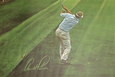 Ltd Ed Arnold Palmer & Jack Nicklaus 'Sunday in Augusta' 1982 Ted Hamlin Print #86/1000