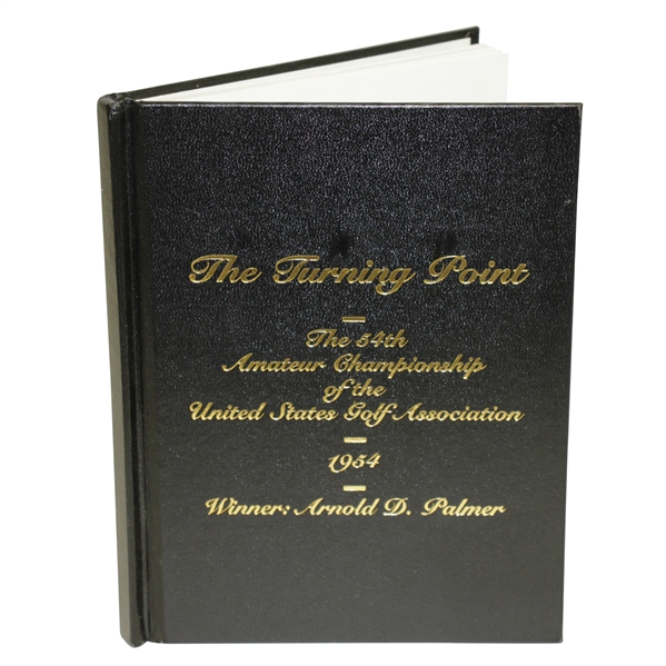 Arnold Palmer Signed 1954 US Amateur 50th Anniversary Turning Point Book JSA ALOA