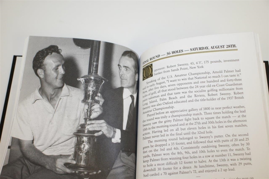Arnold Palmer Signed 1954 US Amateur 50th Anniversary 'Turning Point' Book JSA ALOA