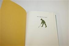 1968 'The Library of Golf 1743-1966' Book by Joe Murdoch in Slipcase & Dustcover with Card