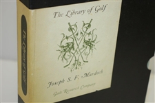 1968 'The Library of Golf 1743-1966' Book by Joe Murdoch in Slipcase & Dustcover with Card