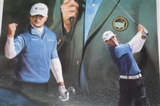Zach Johnson Signed Ltd Ed 2007 Master's Peace #203/300 Print with Certificate JSA ALOA