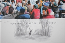 Zach Johnson Signed Ltd Ed 2007 Master's Peace #203/300 Print with Certificate JSA ALOA