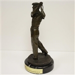 Ben Hogan Bronze/Marble Statue by Ron Tunison - Stands Over a Foot Tall - 13.5lbs!