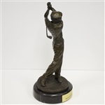 Ben Hogan Bronze/Marble Statue by Ron Tunison - Stands Over a Foot Tall - 13.5lbs!
