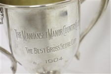 1904 The Manhanset Manor Country Club Sterling Silver 'The Best Gross Score Cup'
