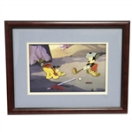 Walt Disney Mickey Mouse & Pluto "Canine Caddy" Ltd Ed 60th Ann. Framed Pin Set