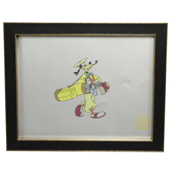 Walt Disney Goofy Ltd Ed Serigraph from Original "How to Play Golf" - Framed