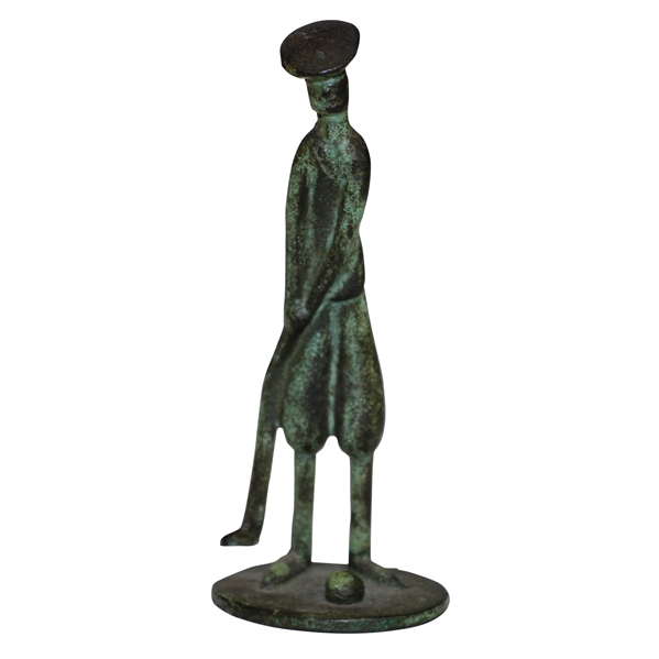 Vintage Slim Golfer Metal Figurine