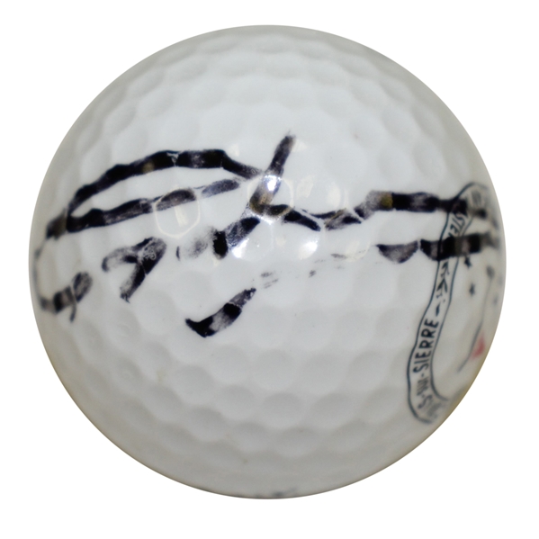 Greg Norman Signed European Masters Logo Golf Ball JSA ALOA