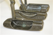 Three Karsten PING Phoenix Putters - PING PAL, PING O-Blade, & PING Anser