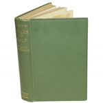 1919 Fifty Years of Golf Book by Horace G. Hutchinson 1st Ed