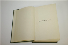 1919 'Fifty Years of Golf' Book by Horace G. Hutchinson 1st Ed