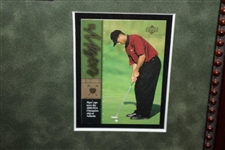 Tiger Woods Signed UDA 'The Champions Lounge' TW Renditions Framed Piece UDA