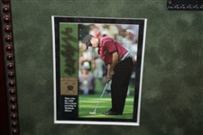 Tiger Woods Signed UDA 'The Champions Lounge' TW Renditions Framed Piece UDA
