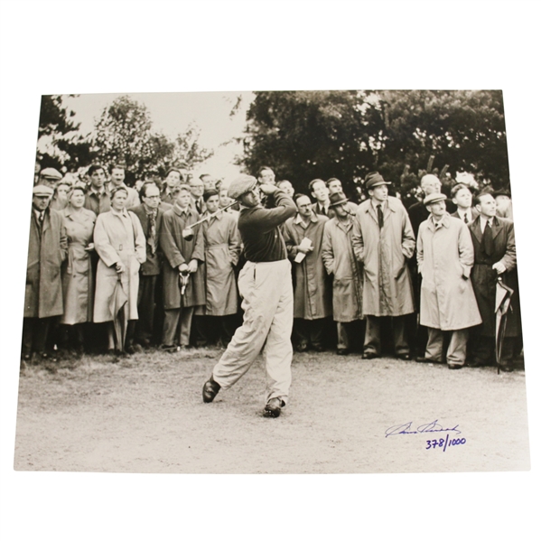 Sam Snead Signed Ltd Ed 16x20 B&W Post-Swing Photo #378/1000 BECKETT #A78687