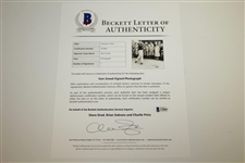 Sam Snead Signed Ltd Ed 16x20 B&W Post-Swing Photo #378/1000 BECKETT #A78687
