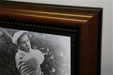 Arnold Palmer Signed Deluxe Canvas Photo Collage Display - Large Signature! PSA/DNA #AB03444