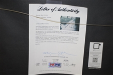 Arnold Palmer Signed Deluxe Canvas Photo Collage Display - Large Signature! PSA/DNA #AB03444