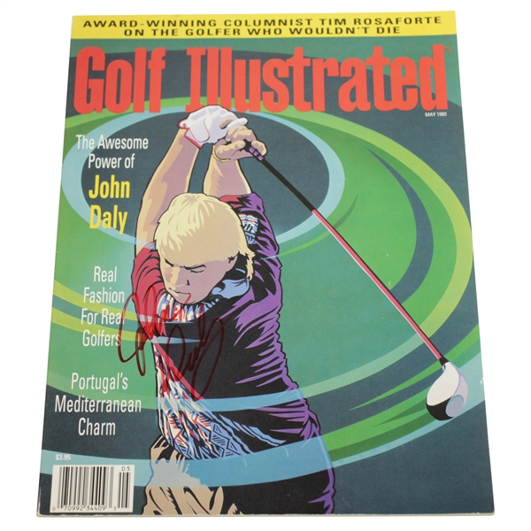 John Daly Signed May 1993 Golf Illustrated Magazine JSA ALOA