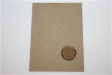 Robert Tyre Jones 1926 Lincoln Wheat Penny Card
