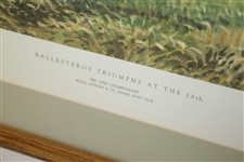 Arthur Weaver 'Ballesteros Triumphs at the 18th' Artist Proof - 1988 OPEN Championship