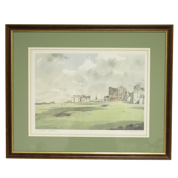 J. Fletcher Watson Ltd Ed R&A Clubhouse Print #729/850 - Framed