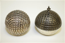 Golf Themed Salt, Pepper & Sugar Crossed Clubs with Golf Balls Caddy