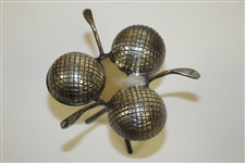 Golf Themed Salt, Pepper & Sugar Crossed Clubs with Golf Balls Caddy